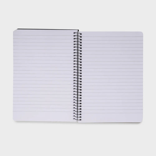 A5 Spiral Notebook - Black