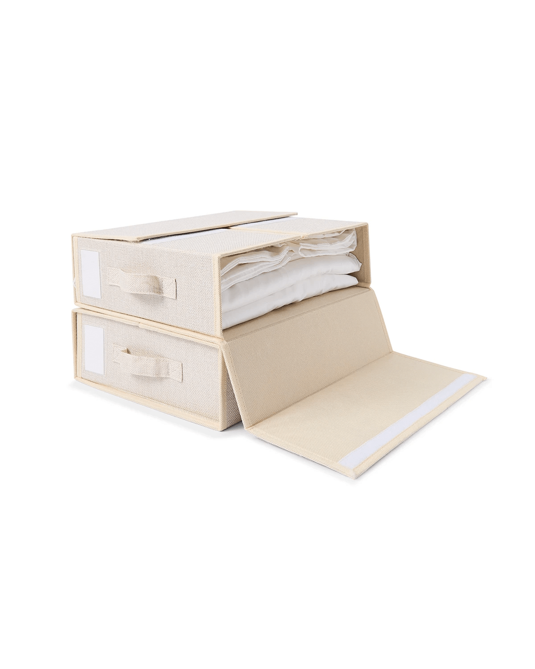 8 Pack Linen Look Bed Linen Boxes